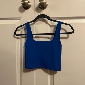 Blue Crop Top Worn Once